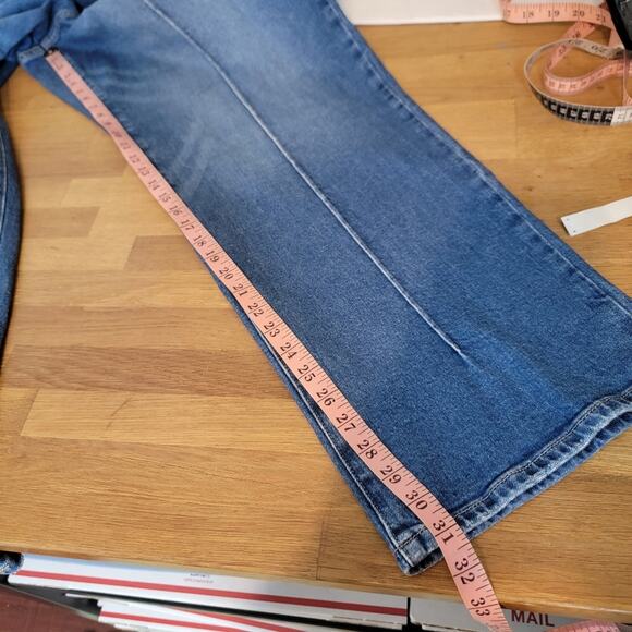 Lane Bryant Front-seamed Signature Fit Mid Rise Relaxed Straight Jean 22 w - Picture 13 of 14